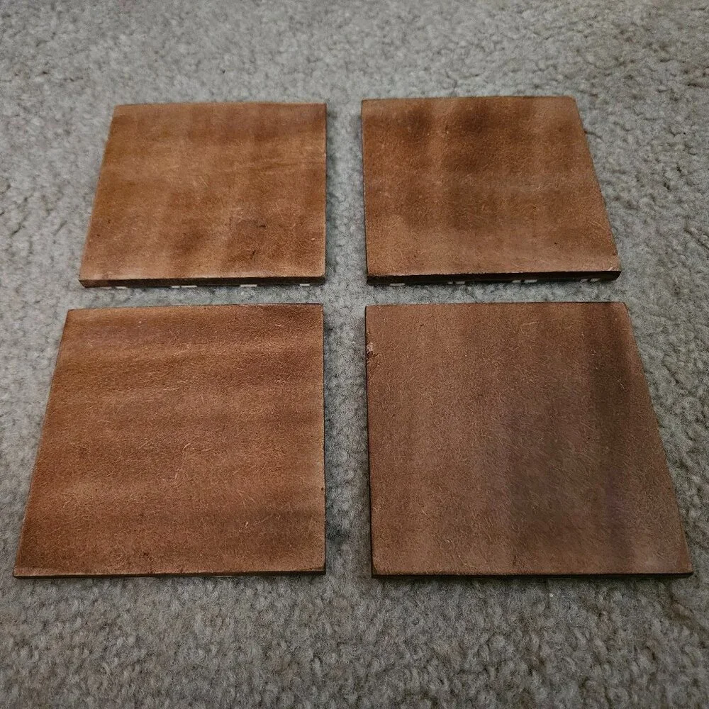 MODERN 4 MY MELA TRELLIS BONE INLAID GRAY BAR DRINK WOOD COASTERS MADE IN INDIA